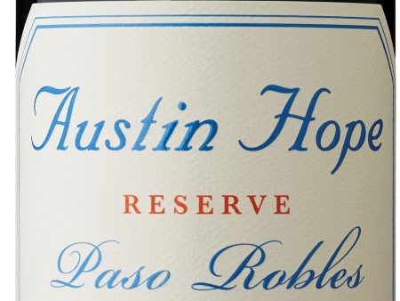 Austin Hope Cabernet Sauvignon Reserve 2018 For Discount