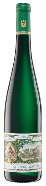 Von Schubert Maximin Grunhauser Abtsberg Riesling Spatlese 2018 Fashion